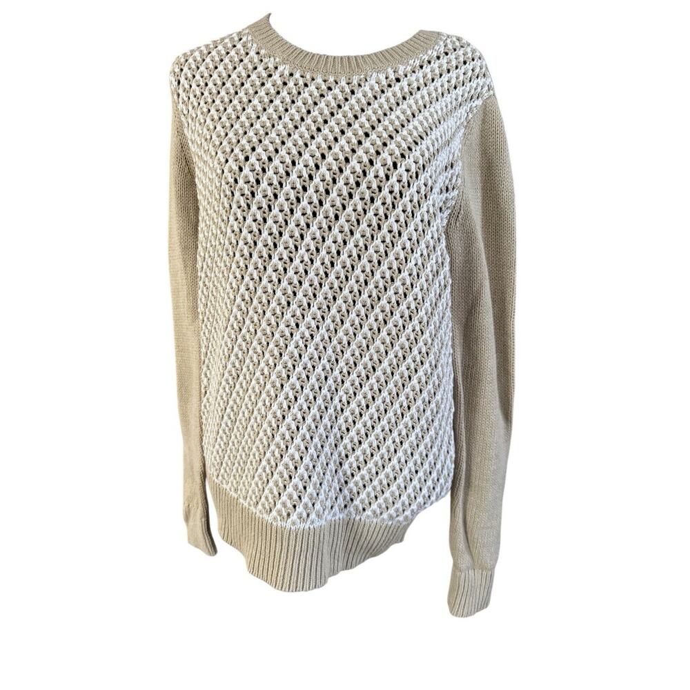 Liz Claiborne Medium Knit Sweater‎ Winter Fall Academia Professor Pumpkin Patch